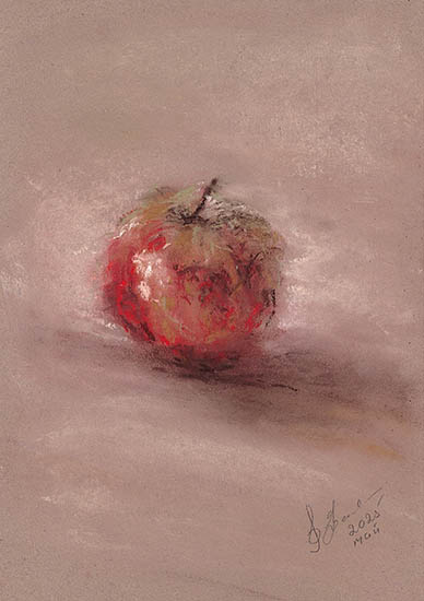 ЯблокоСухая пастель. 2025